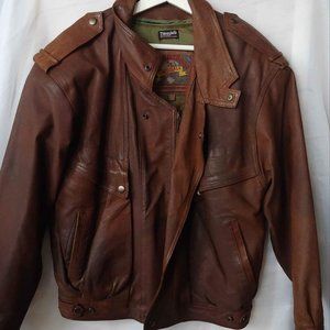 Women's 100% Leather Jacket - Vintage 1980s - Insulated